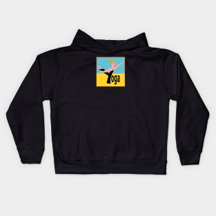 y is for Yoga Kids Hoodie